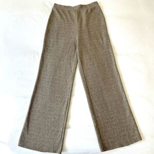 Zara Wide Leg Pants in Brown